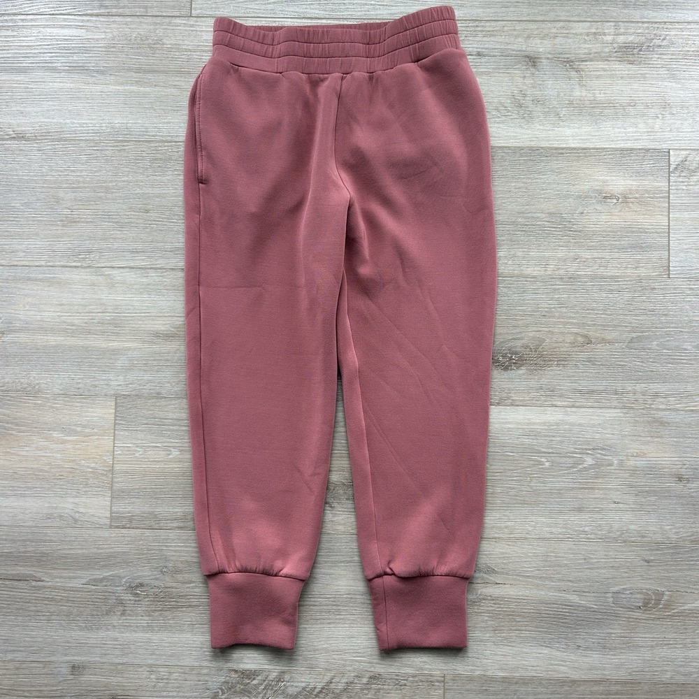 Varley Small 24" DoubleSoft Slim Cuff Wild Rhubarb Jogger Pants Elastic Waist
